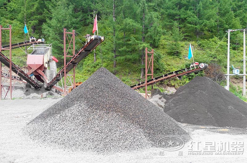 砂石現(xiàn)場實(shí)拍