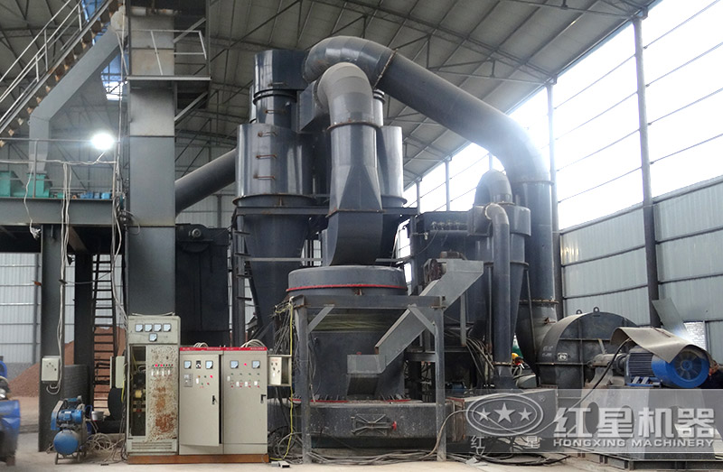 廢石膏磨粉線(xiàn)現(xiàn)場(chǎng)