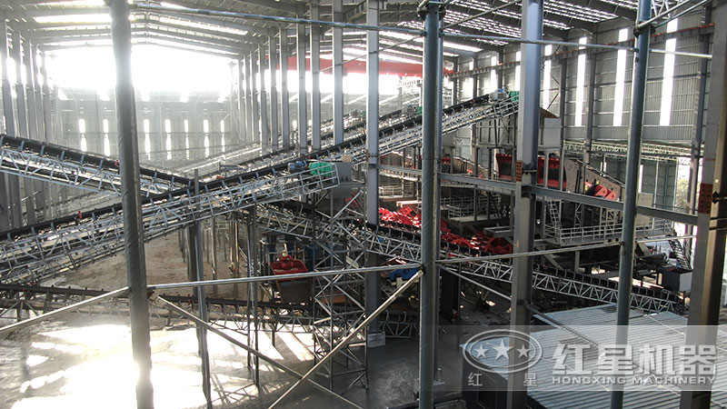 石子機生產(chǎn)線多少錢一套，附現(xiàn)場案例