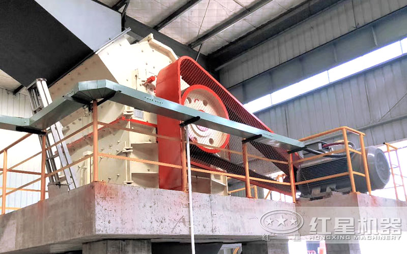 細碎機+鄂破組成的制砂生產線